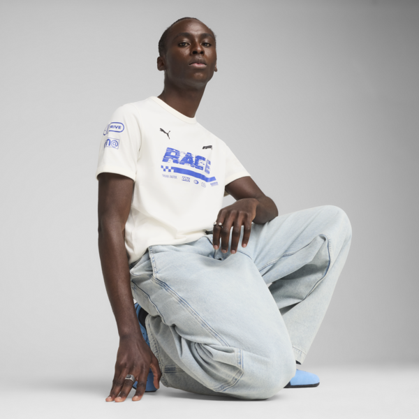 F1® Graphic Ringer Tee Men, PUMA White, large-ZAF
