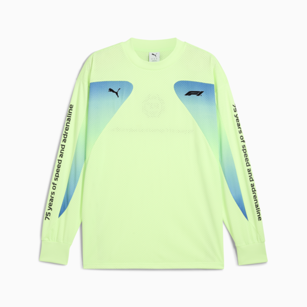 F1® Oversized Long Sleeve Tee Men, Speed Green, large-ZAF