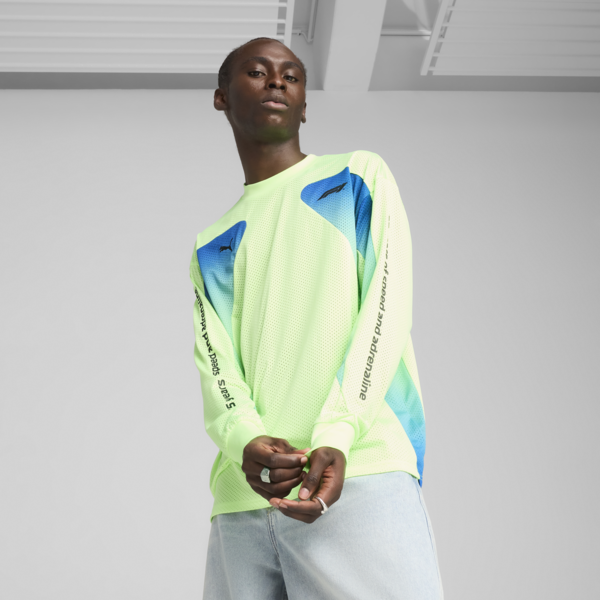 F1® Oversized Long Sleeve Tee Men, Speed Green, large-ZAF