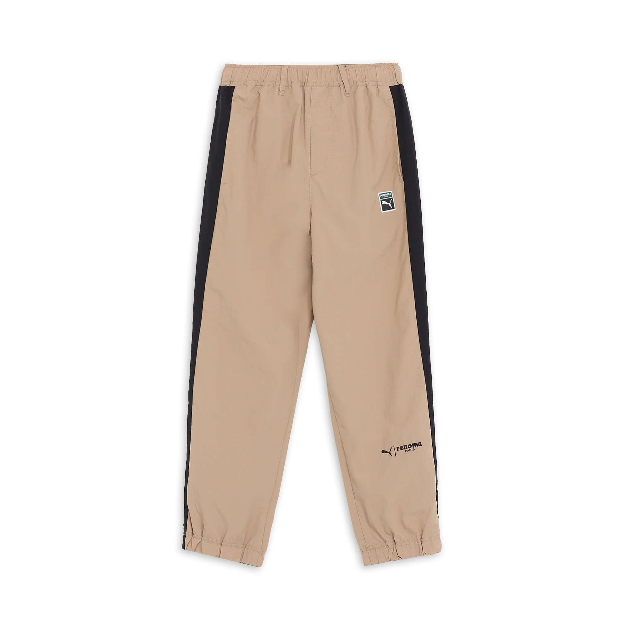 商品情報renoma golfとのコラボレーションより、ナイロンパンツが登場。サイドのT7ストライプにプーマロゴのディテールを施したデザイン。ナイロン素材の軽やかな履き心地で快適な着用感を提供します。