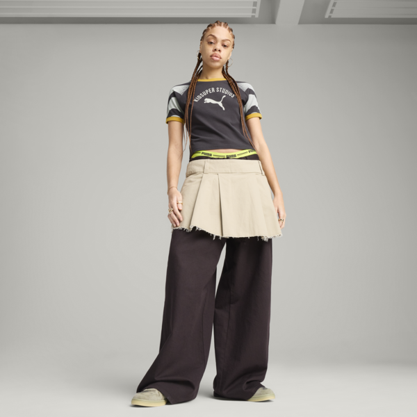 PUMA x KIDSUPER Tee Women, Dark Coal, large-ZAF