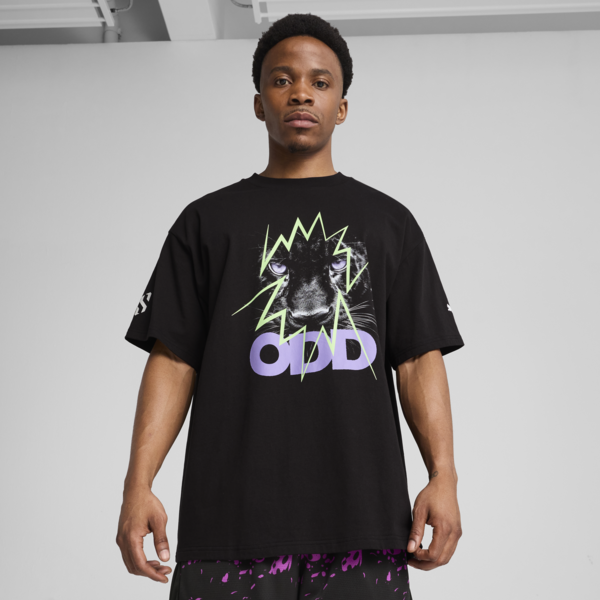 Scoot Purple Lab Men's Basketball Tee<table cellpadding="0" cellspacing="0" role="presentation"><tbody></tbody></table>, PUMA Black, large-ZAF