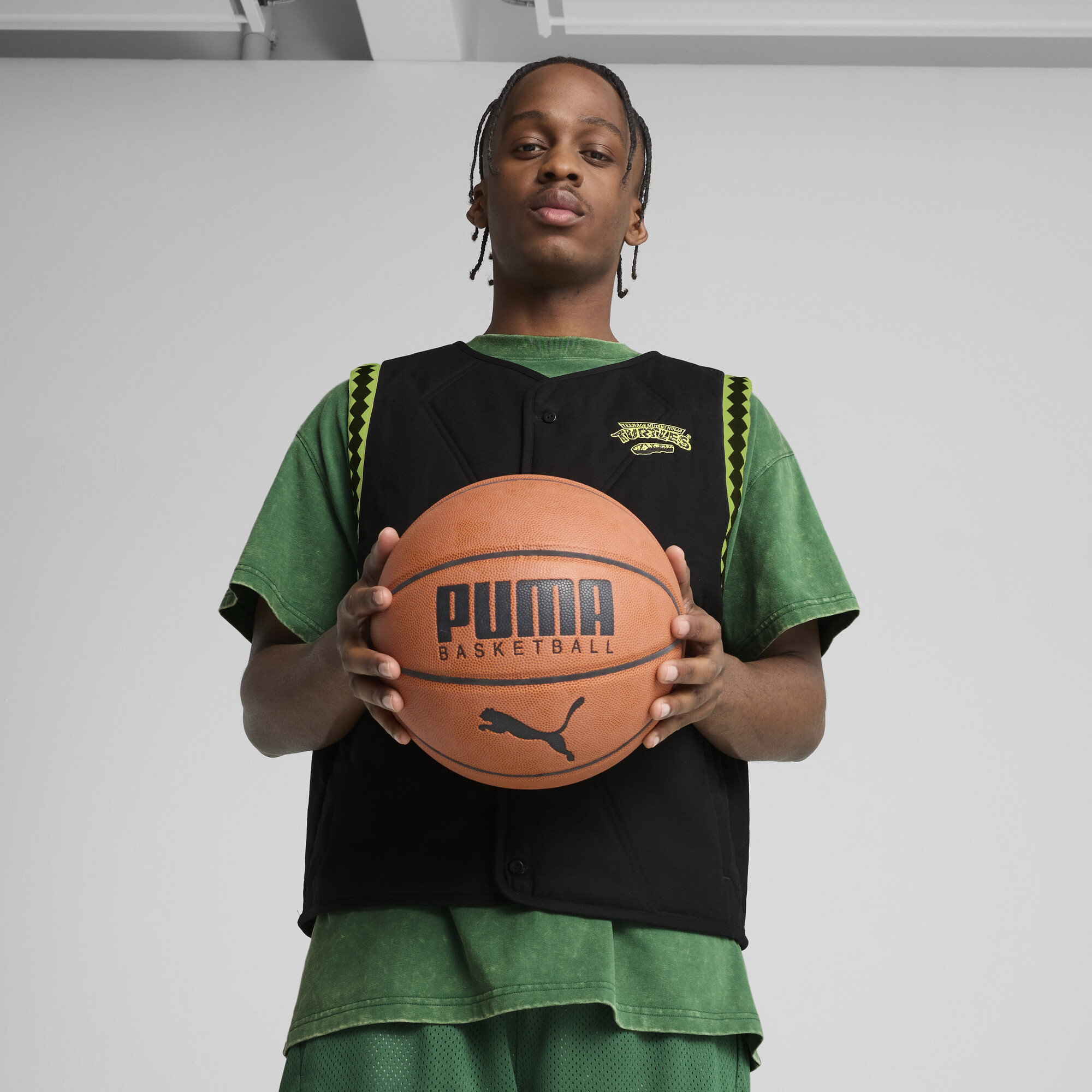 Puma x TMNT Basketballtop Herren | Mit Plain | Black | Größe: XXL