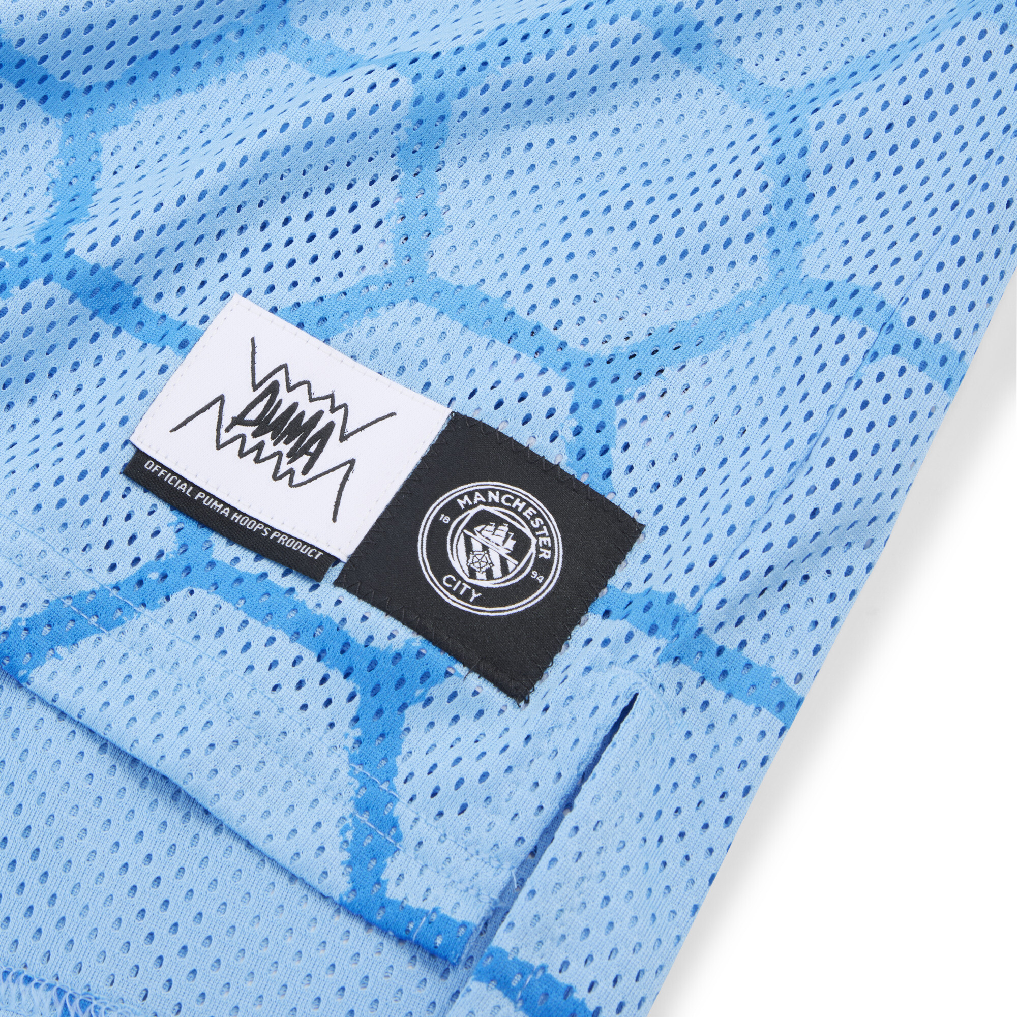 PUMA HOOPS x MANCHESTER CITY basketbalshirt voor Heren, Blauw, Maat 3XL thumbnail 2
