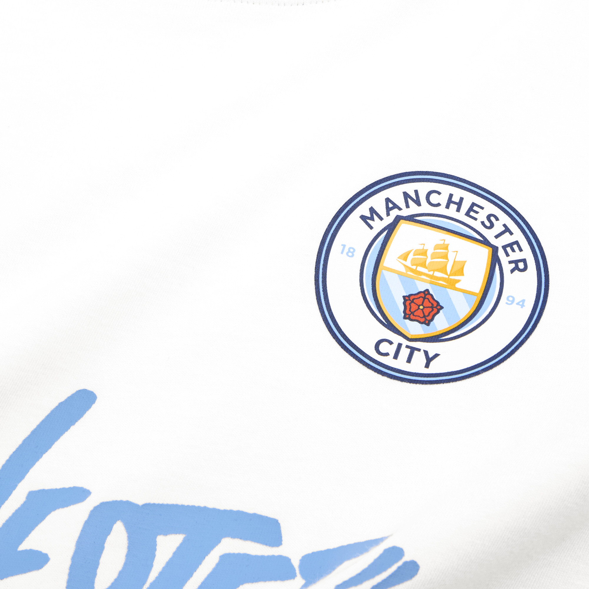PUMA HOOPS x MANCHESTER CITY Basketbal-T-shirt voor Heren, Wit, Maat XL thumbnail 3