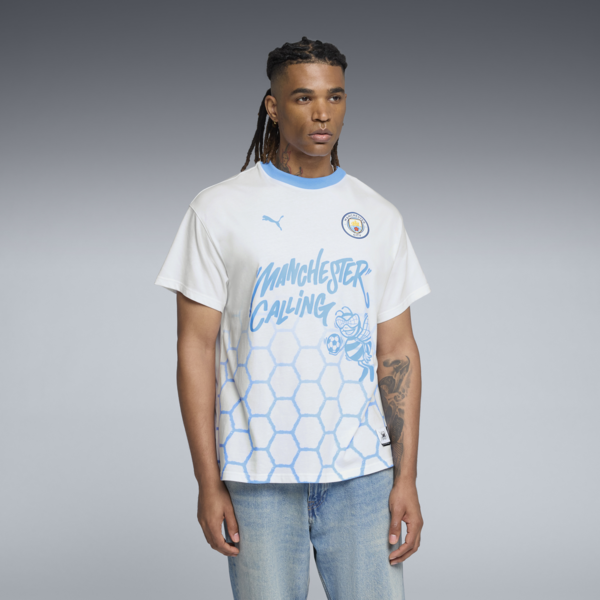 PUMA HOOPS x MANCHESTER CITY Basketball Tee Men, PUMA White, large-MEX