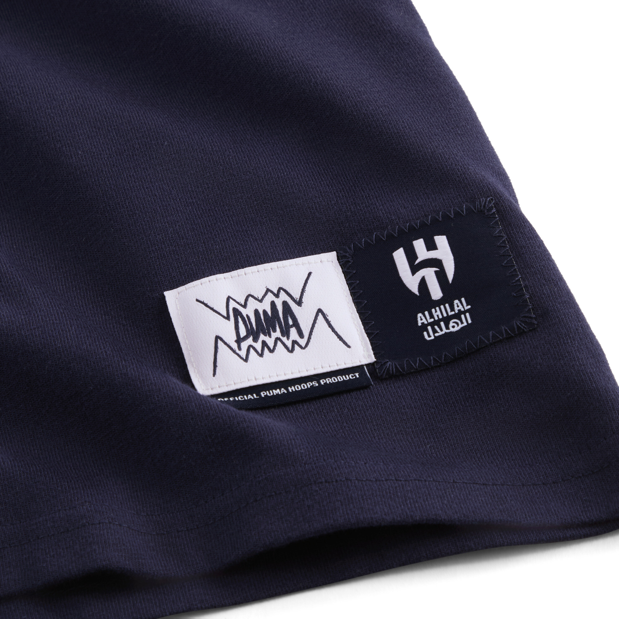 PUMA HOOPS x AL HILAL SFC basketbal-T-shirt voor Heren, Blauw, Maat S thumbnail 2