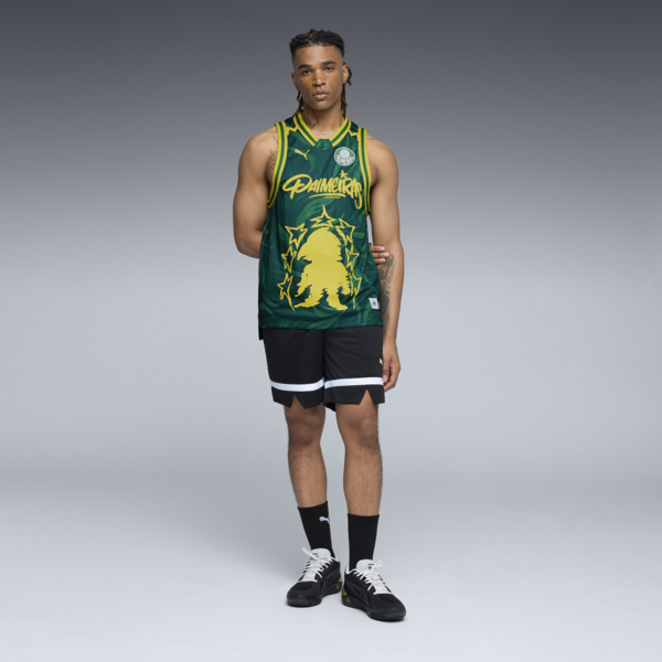 PUMA HOOPS x SE PALMEIRAS Basketball Jersey Men, Malachite-Jade Green-AOP, large-MEX