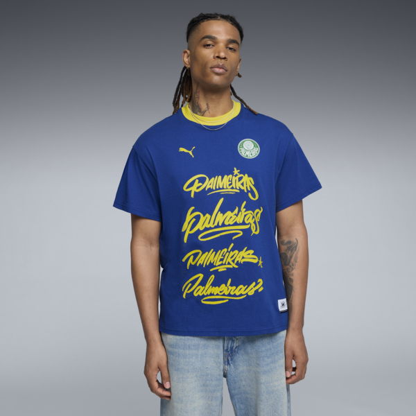 PUMA HOOPS x SE PALMEIRAS Basketball Tee Men, Clyde Royal, large-MEX