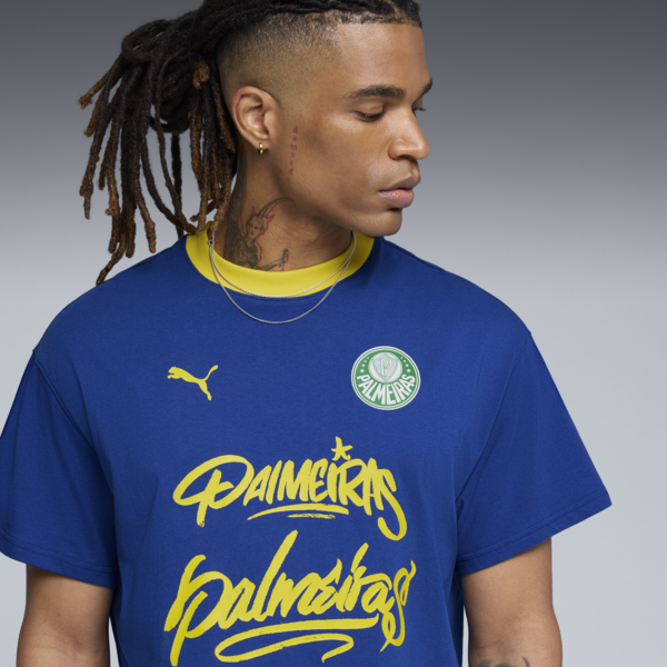 PUMA HOOPS x SE PALMEIRAS Basketball Tee Men, Clyde Royal, large-MEX