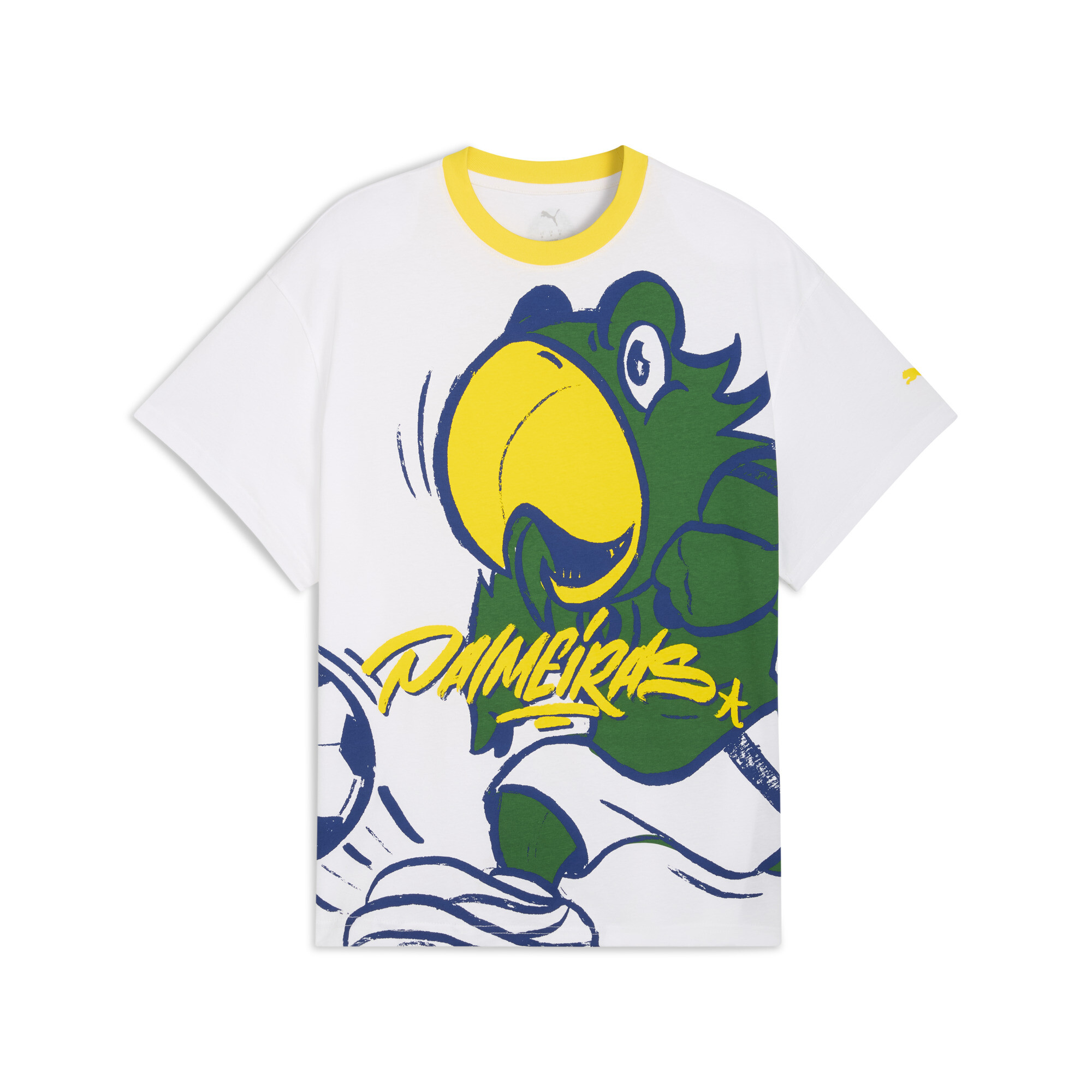 Puma HOOPS x SE PALMEIRAS Basketballshirt Herren | Mit Plain | White | Größe: L