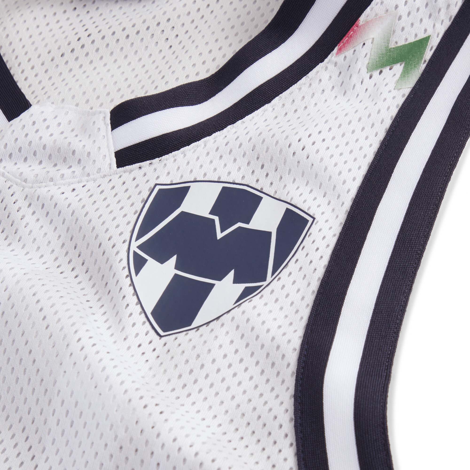 PUMA HOOPS x CF MONTERREY basketbalshirt voor Heren, Grijs/Wit, Maat S thumbnail 3