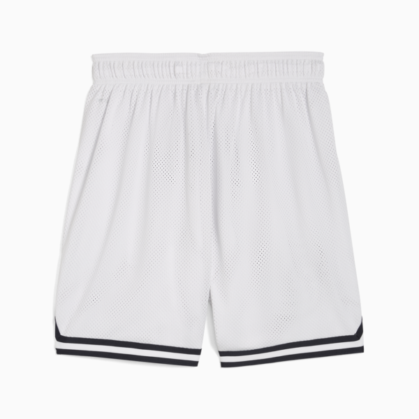 PUMA HOOPS x CF MONTERREY Basketball Shorts Men, Feather Gray-PUMA White-AOP, large-MEX