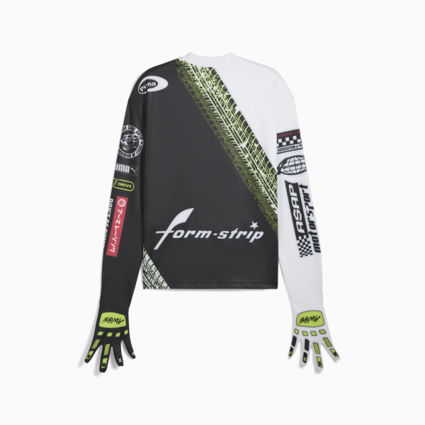 A$AP ROCKY x PUMA Tire Glove Long Sleeve Tee Unisex, PUMA White, large-ZAF