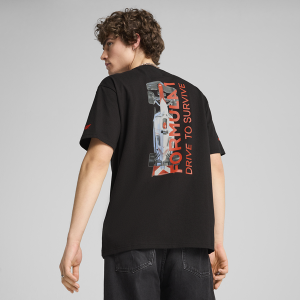 Playera estampada F1 Drive To Survive para hombre, PUMA Black, large-MEX