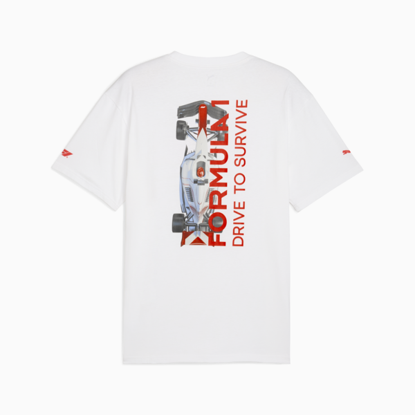 Playera estampada F1 Drive To Survive para hombre, PUMA White, large-MEX