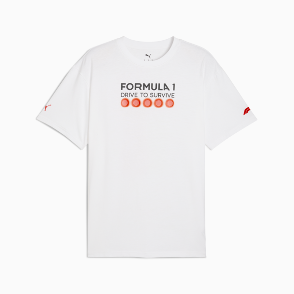 Playera estampada F1 Drive To Survive para hombre, PUMA White, large-MEX