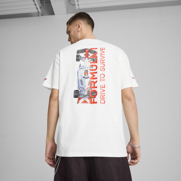 Playera estampada F1 Drive To Survive para hombre, PUMA White, large-MEX