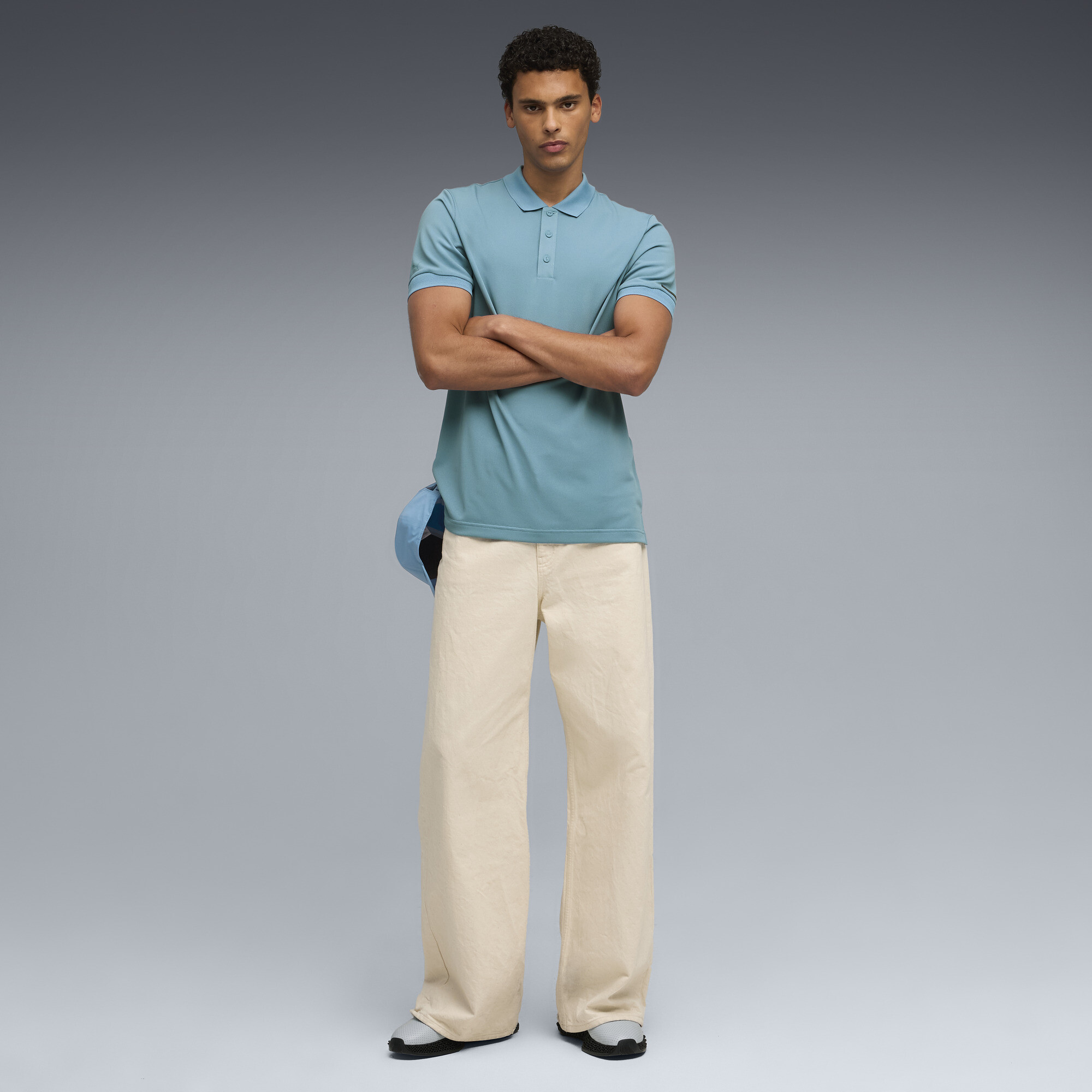 PUMA Porsche Design polo voor Heren, Blauw, Maat XXL thumbnail 4