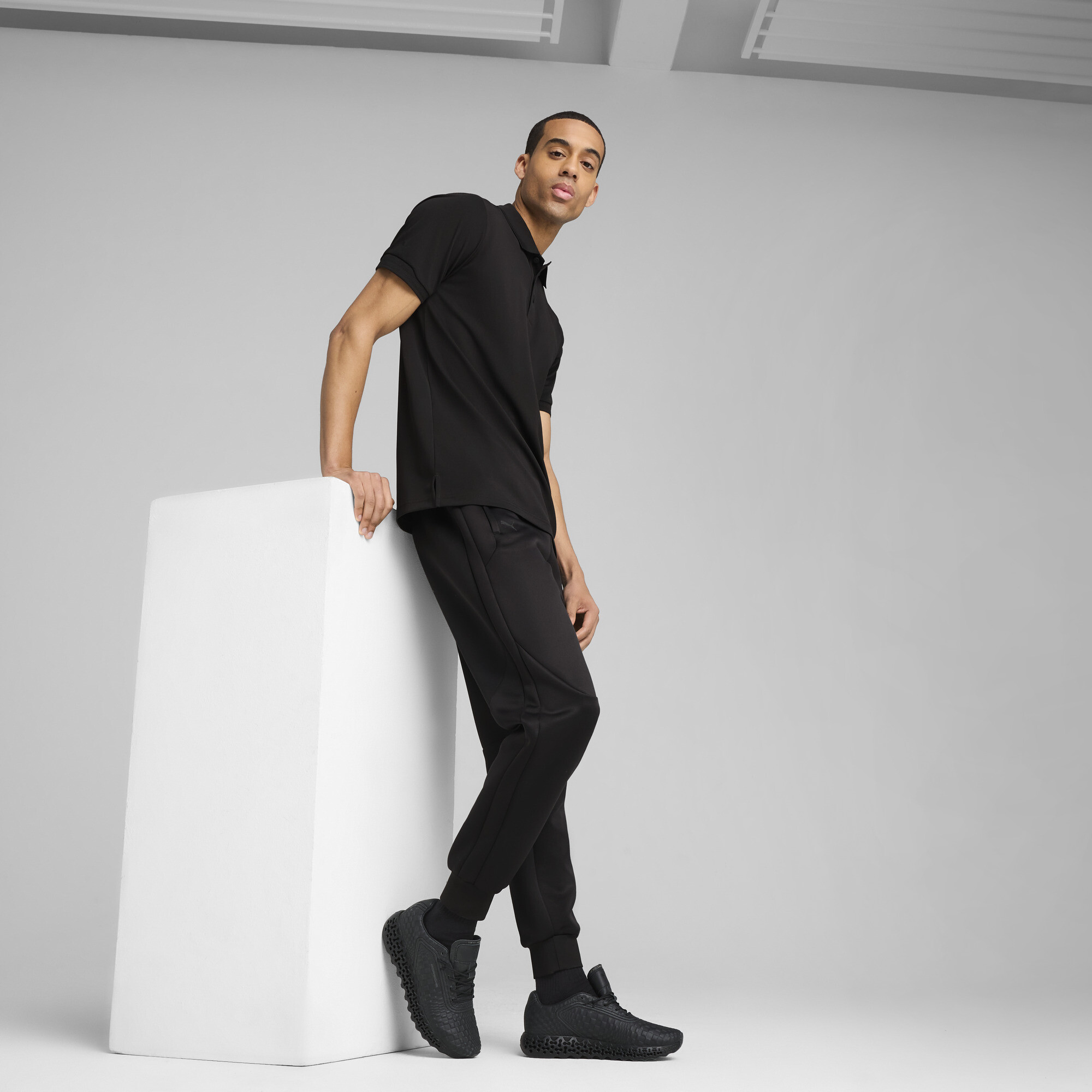 PUMA Porsche Design polo voor Heren, Zwart, Maat XL thumbnail 6