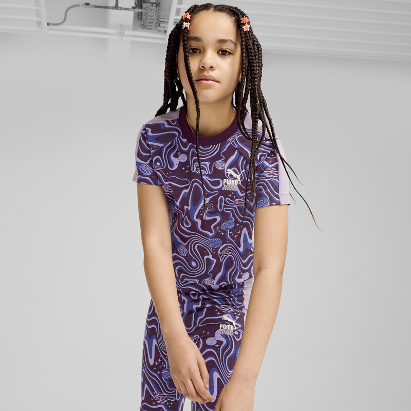 

PUMA LAVA LAND Girl's Printed Knitted Slim Fit Top