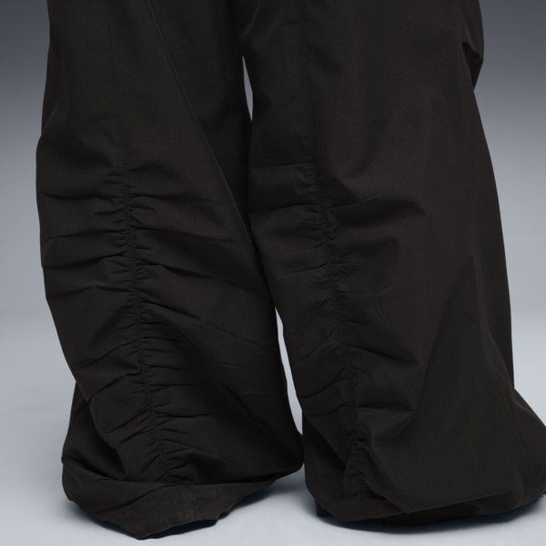 Wardrobe Essentials Parachute Woven Pants Women, PUMA Black, large-ZAF