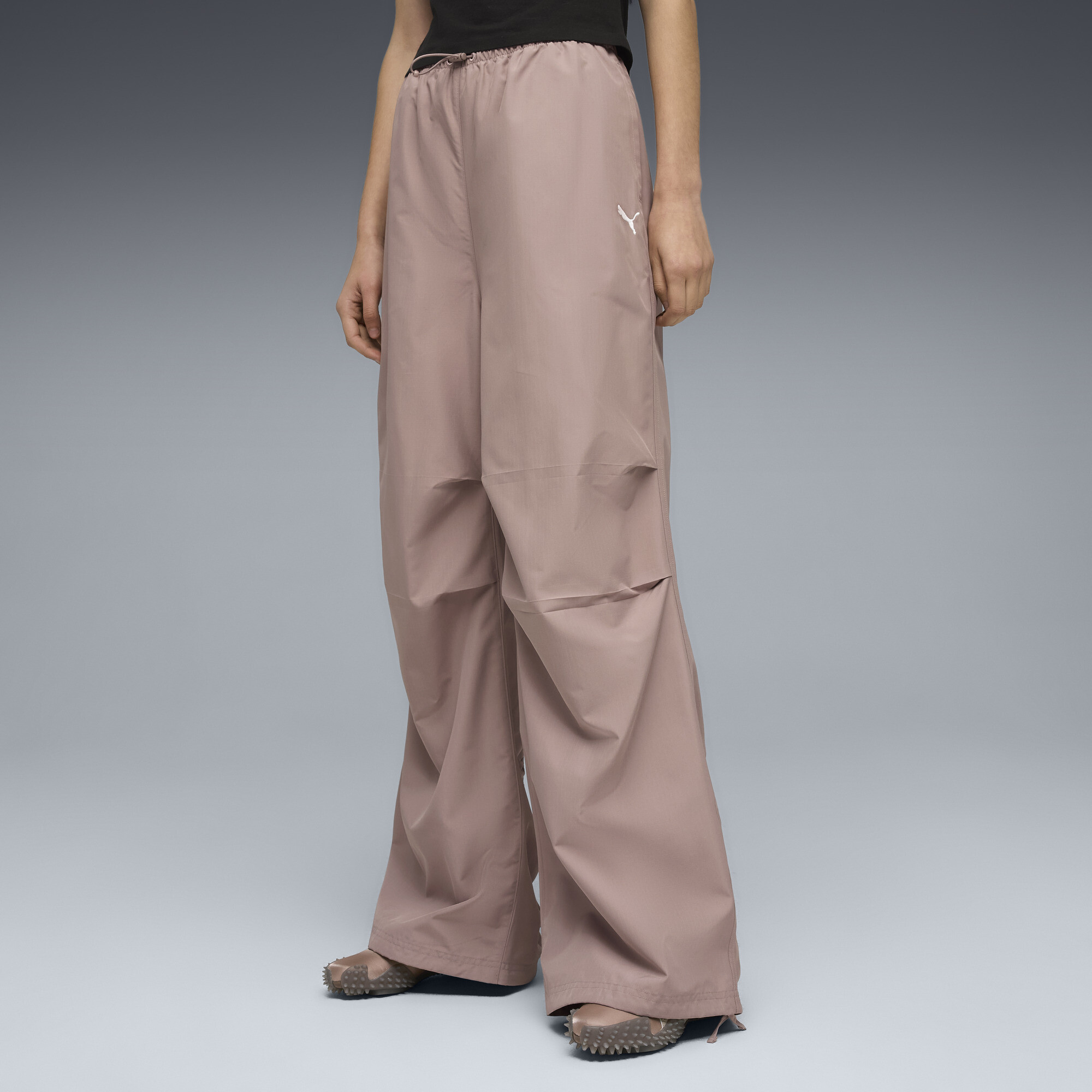 PUMA Wardrobe Essentials geweven parachutebroek voor Dames, Maat L