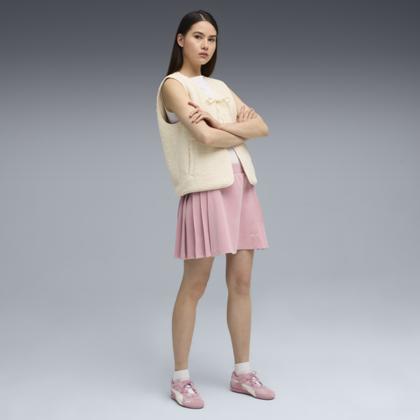 Falda tableada WARDROBE Essentials para mujer, Poised Pink, large-MEX