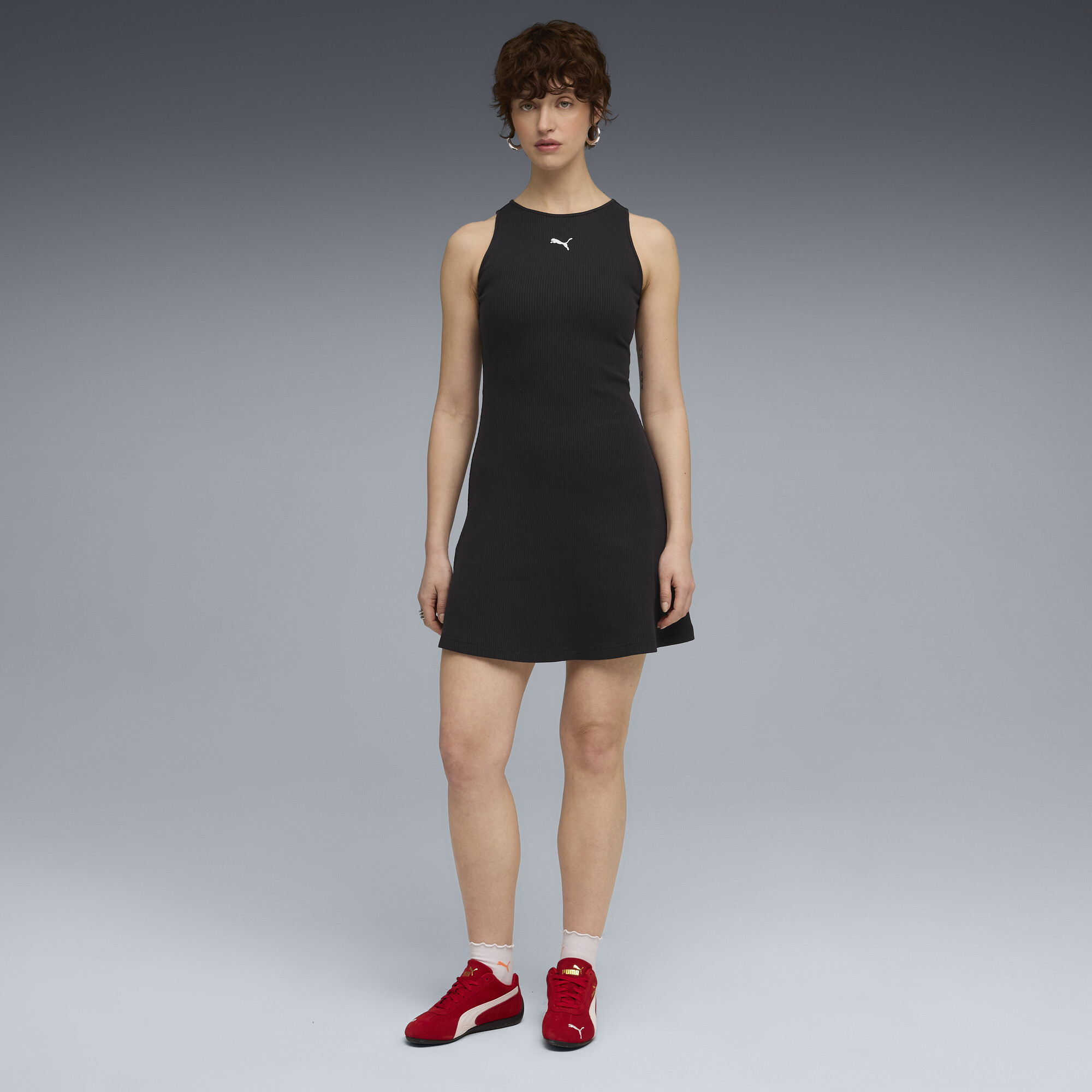 Puma Wardrobe Ess Ribbed Dress Women