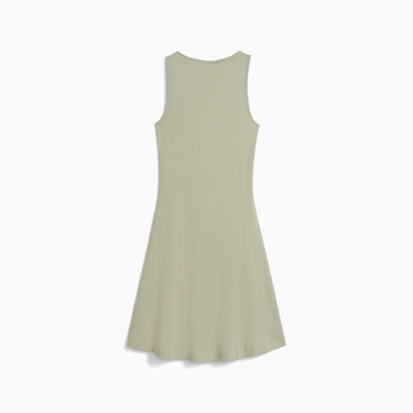 Wardrobe Essentials Ribbed Dress Women, Lux Army, large-ZAF