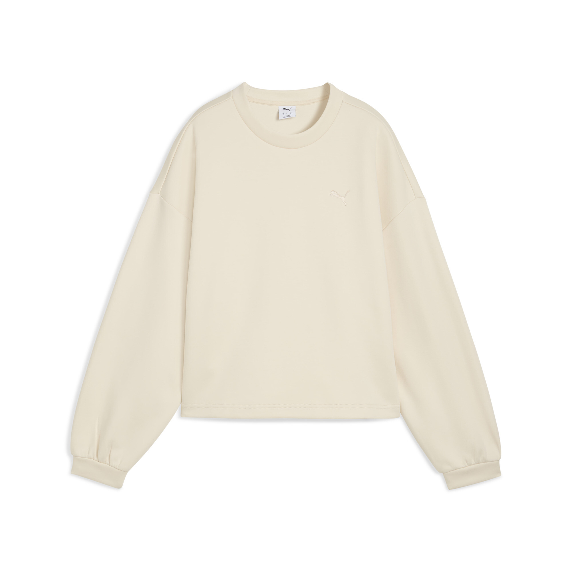 PUMA Wardrobe Essentials oversized top met ronde hals voor Dames, Maat XS thumbnail 3