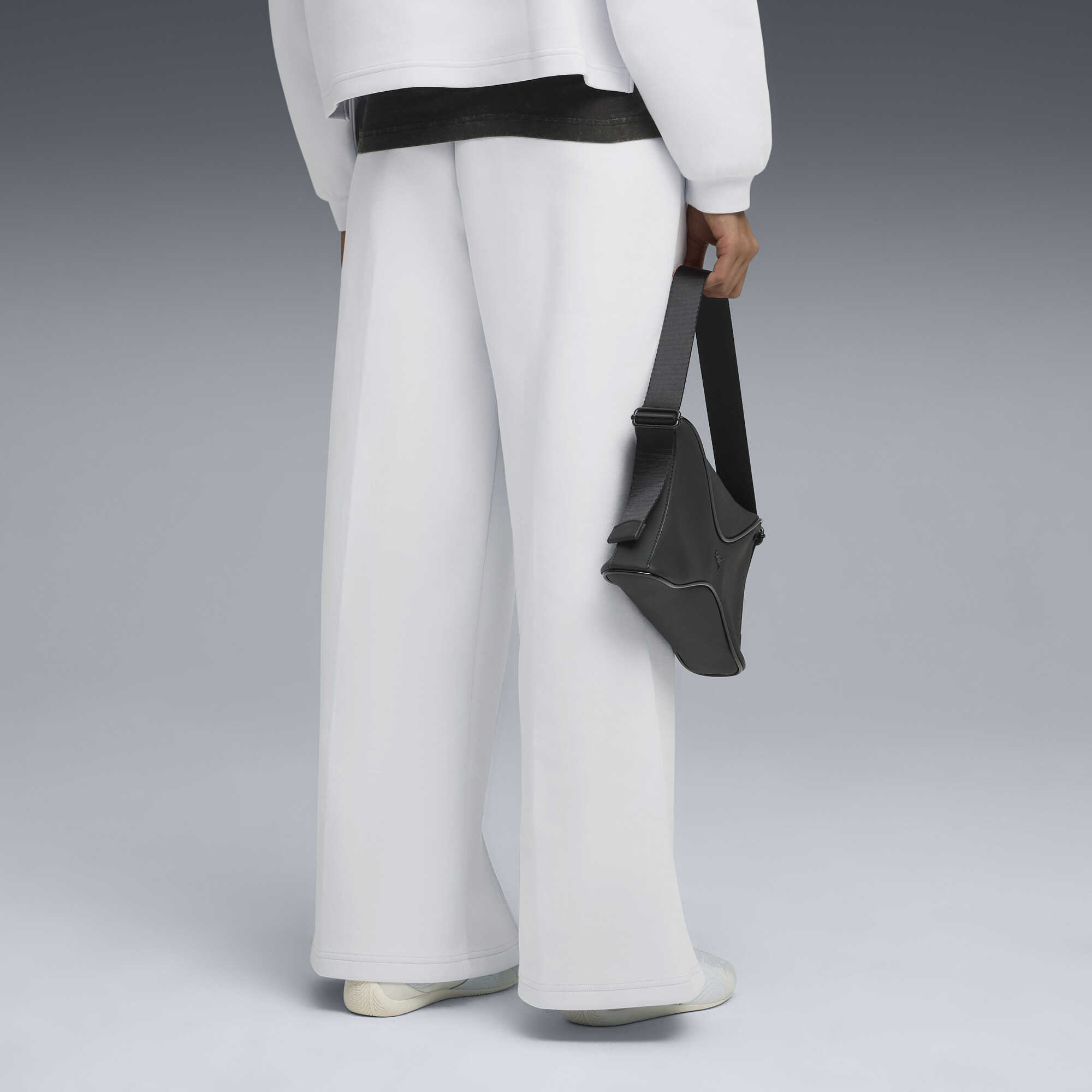 PUMA Wardrobe Essentials relaxte broek voor Dames, Zilver, Maat XXS thumbnail 5