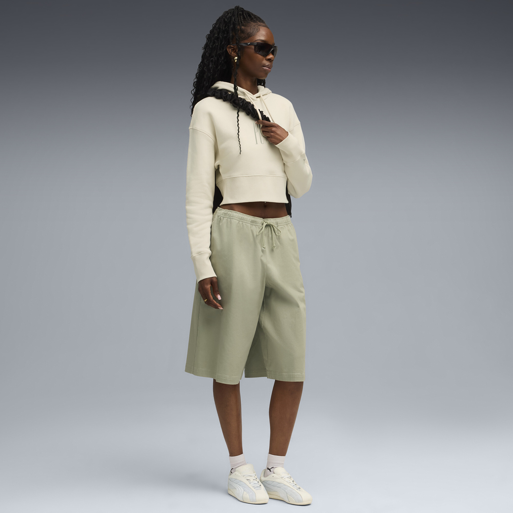 PUMA Premium Essentials relaxte hoodie met print voor Dames, Maat M thumbnail 4