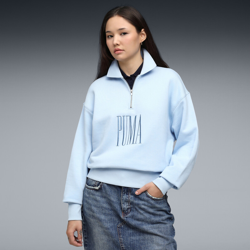 

Women's PUMA Premium Essentials Oversized Crew Sweatshirt