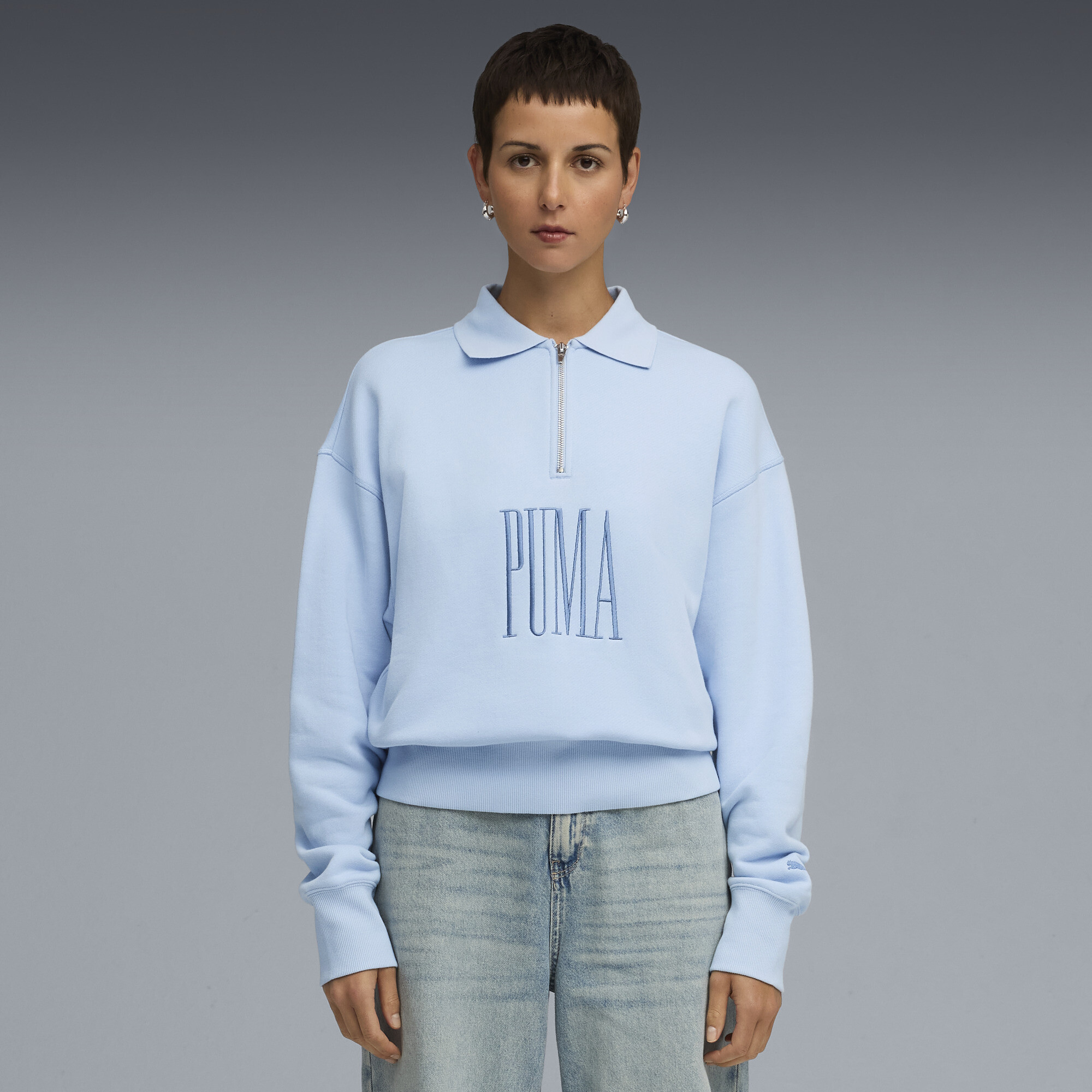 Свитшот Premium Essentials Oversized Graphic Polo Crew Sweatshirt