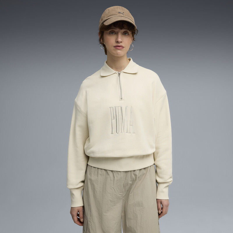 

Women's PUMA Premium Essentials Oversized Crew Sweatshirt