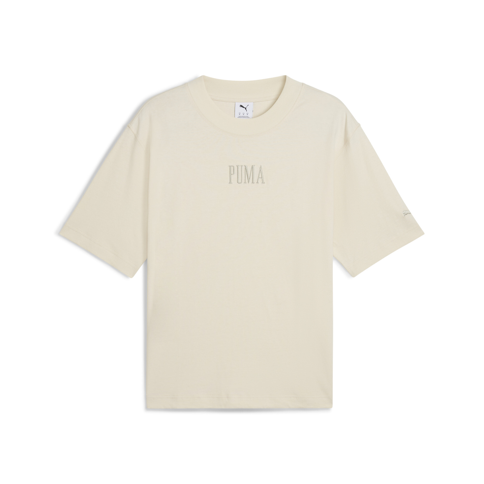 PUMA Premium Essentials boxy uniseks T-shirt met grafische print, Maat L thumbnail 3