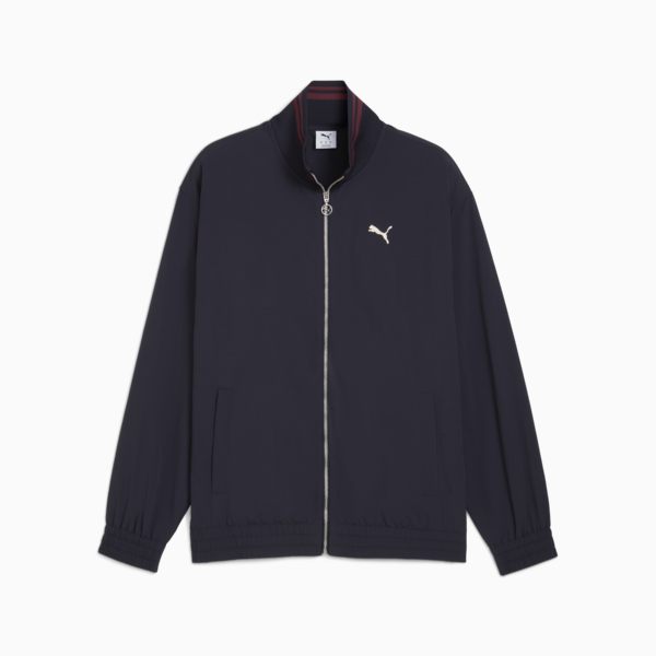Premium Essentials Relaxed Track Jacket Unisex, New Navy-Ruby Shimmer, large-ZAF