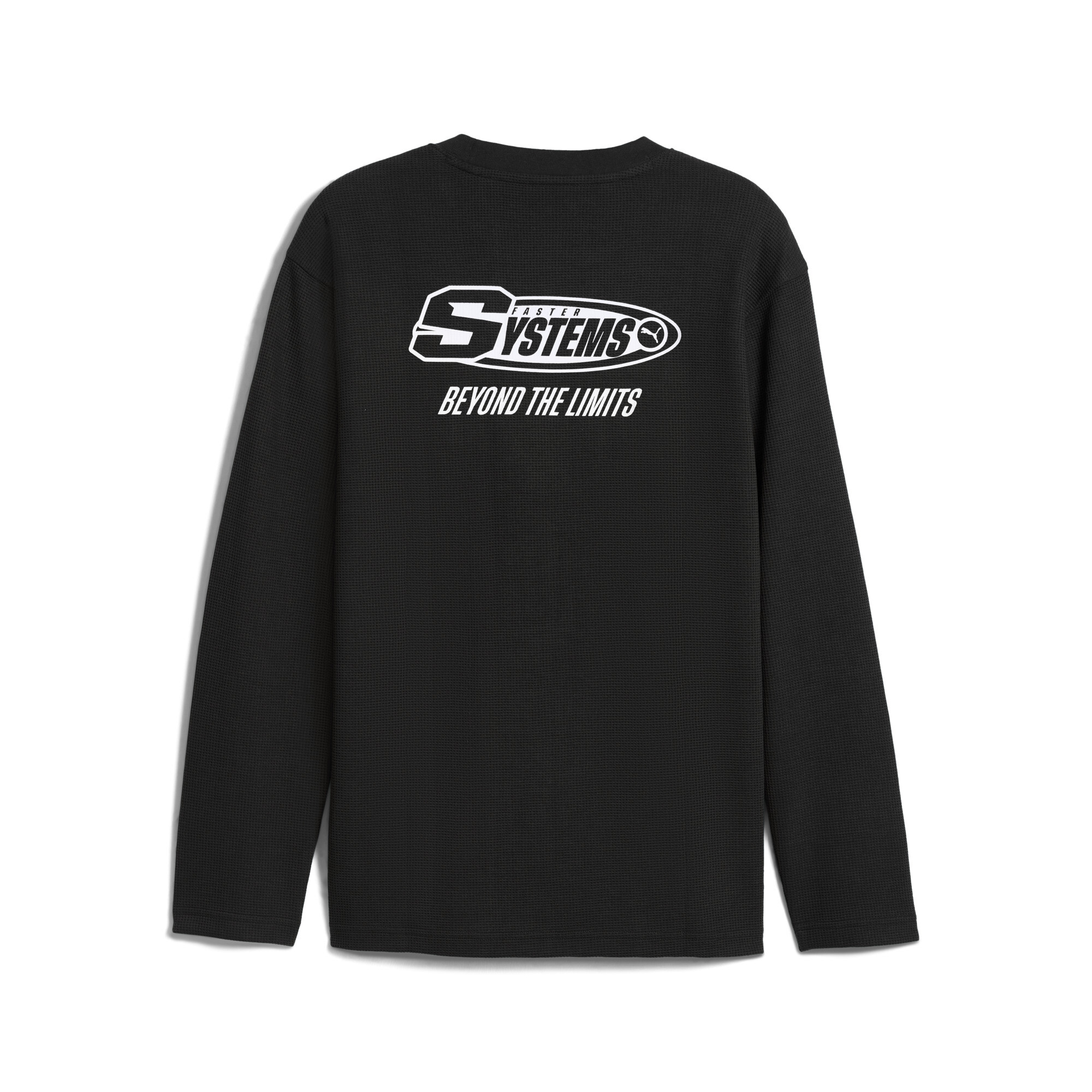 FUTURE.PUMA.ARCHIVE Waffle relaxed uniseks T-shirt met lange mouwen, Zwart, Maat XL thumbnail 2