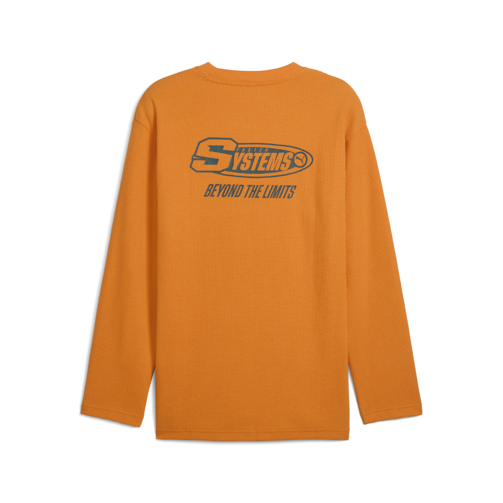 FUTURE.PUMA.ARCHIVE Waffle relaxed uniseks T-shirt met lange mouwen, Oranje, Maat XS thumbnail 2