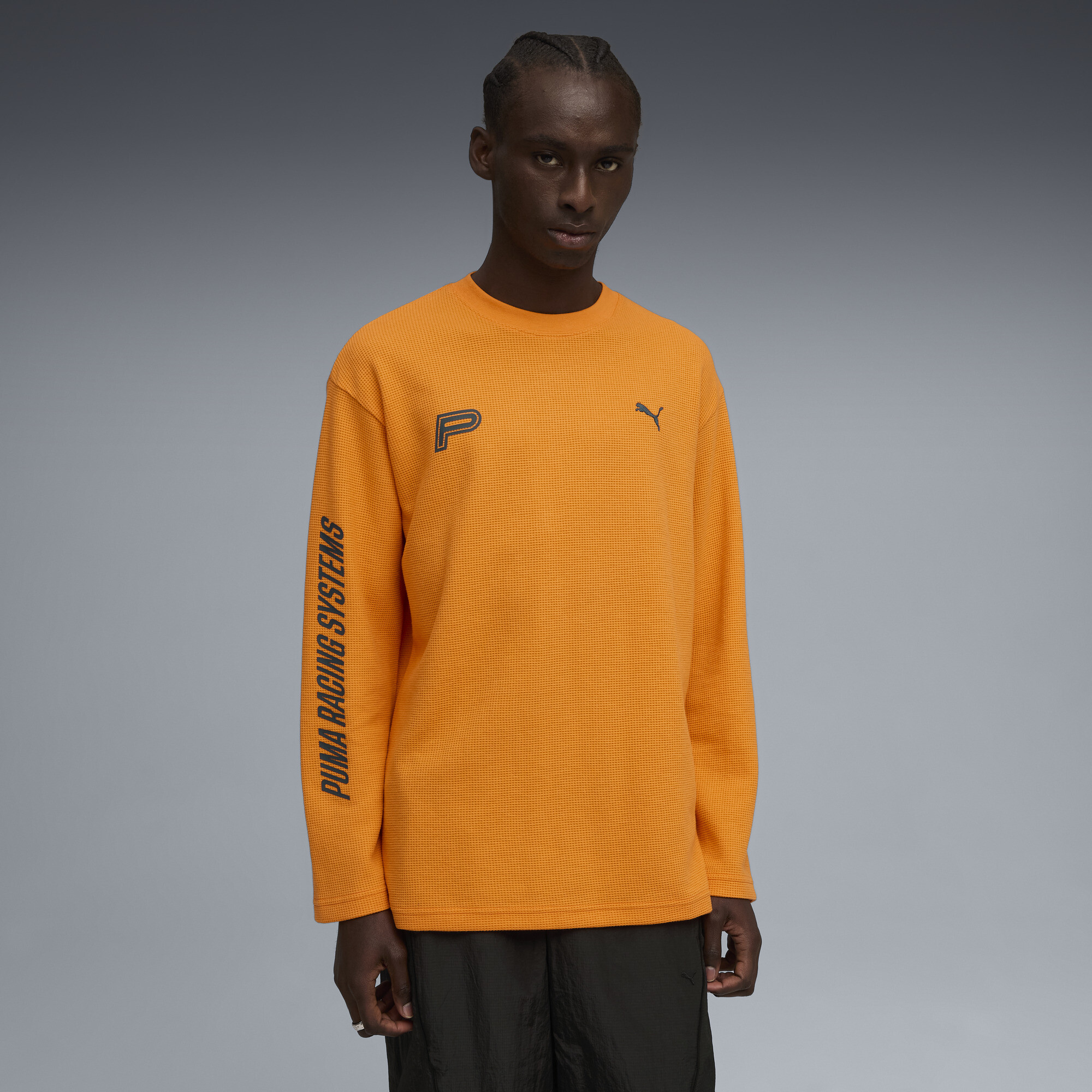 Лонгслив FUTURE.PUMA.ARCHIVE Waffle Relaxed Long Sleeve Tee Unisex