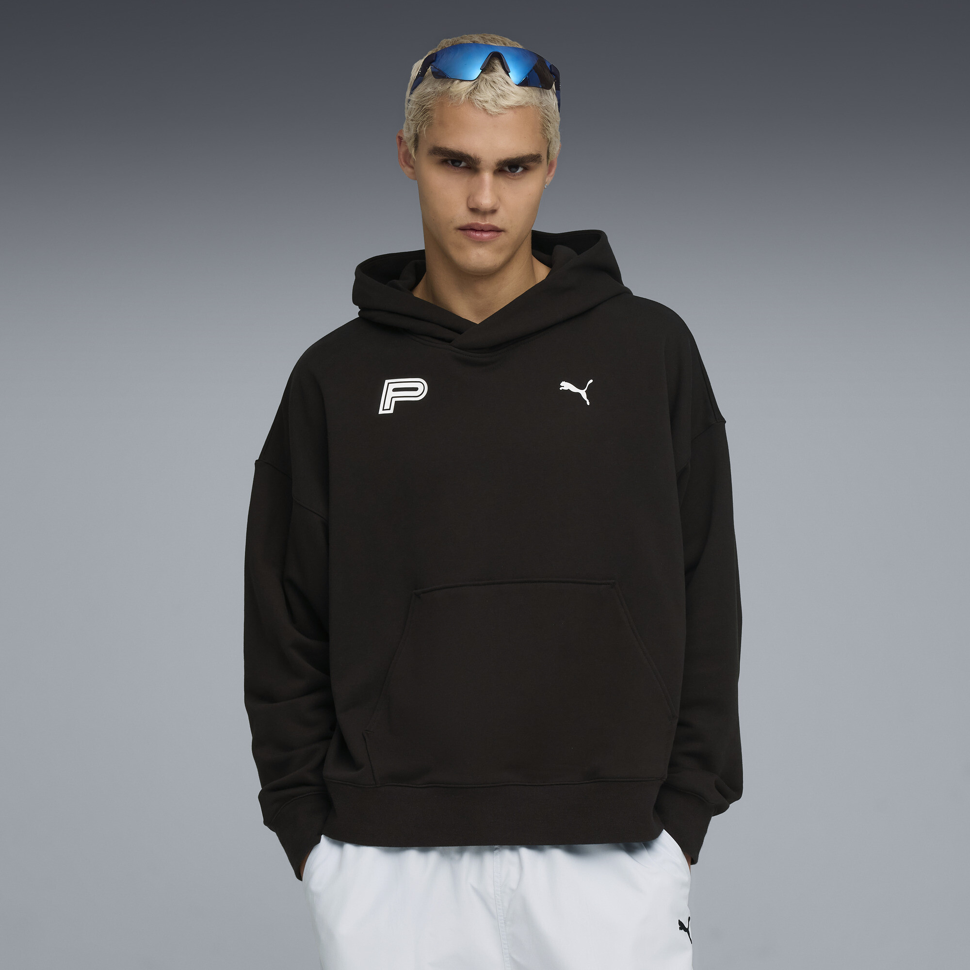 FUTURE.PUMA.ARCHIVE Graphic Boxy Hoodie Unisex | Crews & Hoodies