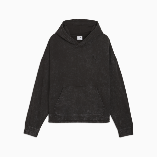 FUTURE.PUMA.ARCHIVE Boxy Washed Hoodie Unisex, PUMA Black, large-ZAF