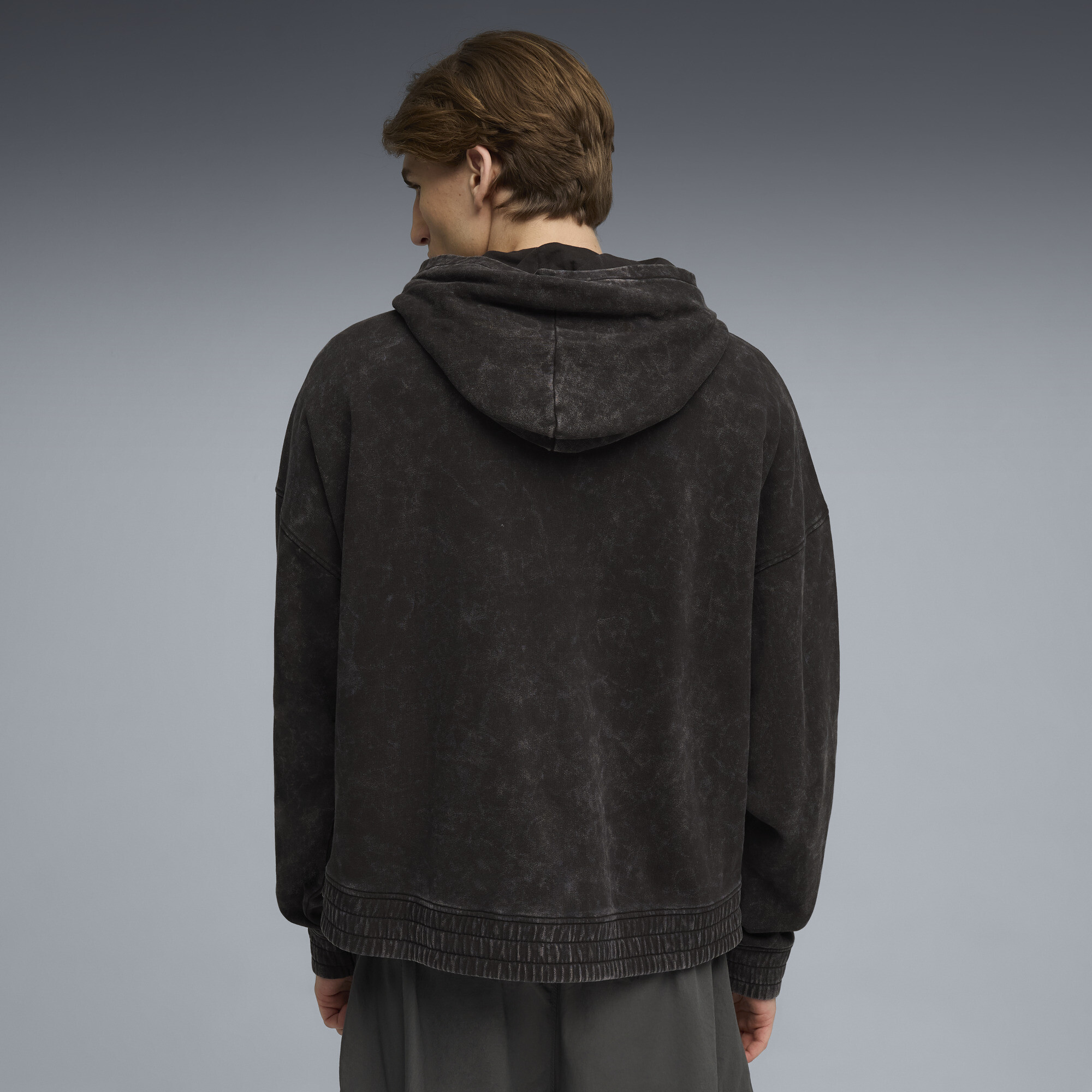 FUTURE.PUMA.ARCHIVE boxy verwassen uniseks hoodie, Zwart, Maat XXS thumbnail 5
