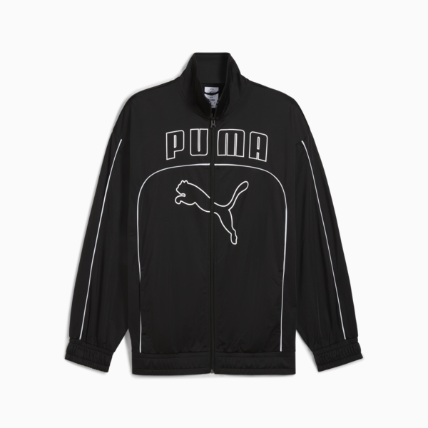 FUTURE.PUMA.ARCHIVE Relaxed Track Jacket Unisex, PUMA Black, large-ZAF