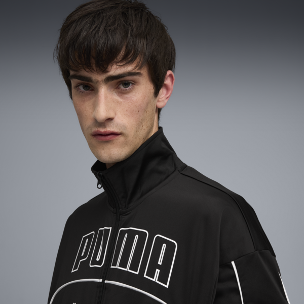 FUTURE.PUMA.ARCHIVE Relaxed Track Jacket Unisex, PUMA Black, large-ZAF