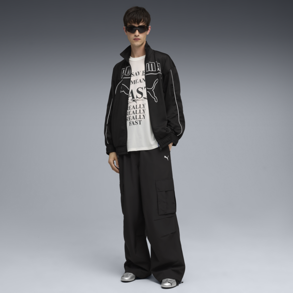 FUTURE.PUMA.ARCHIVE Relaxed Track Jacket Unisex, PUMA Black, large-ZAF
