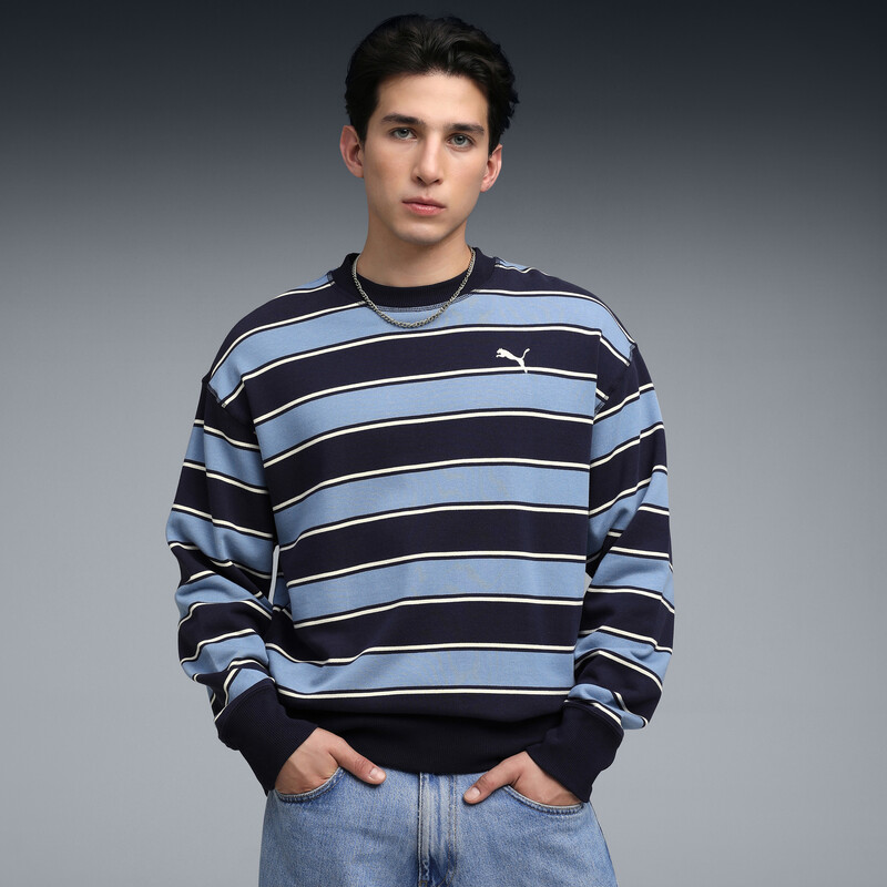

PUMA PREMIUM ESSENTIALS Relaxed Crew Sweatshirt