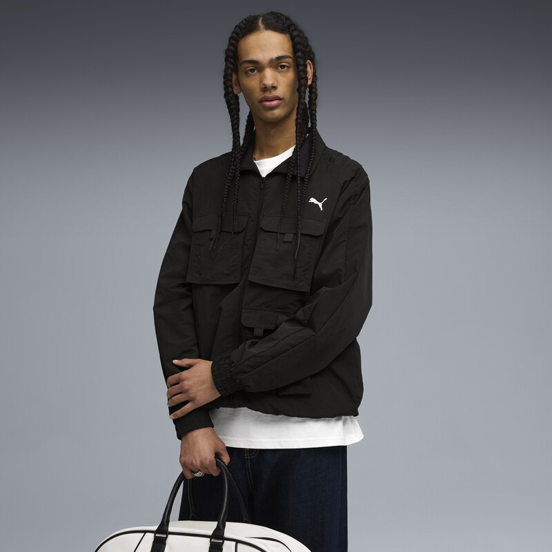 Men's PUMA T7 Cargo Relaxed Track Jacket