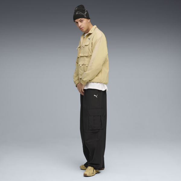 T7 Cargo Relaxed Track Jacket Men, Pebble Path, large-ZAF